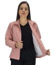 Jaqueta Corta Vento Butu Biru Impermeável Chuva Blusão Leve - Rosa